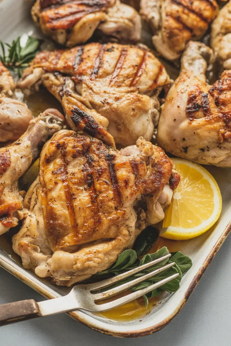 Perfect Juicy Grilled Chicken Thighs