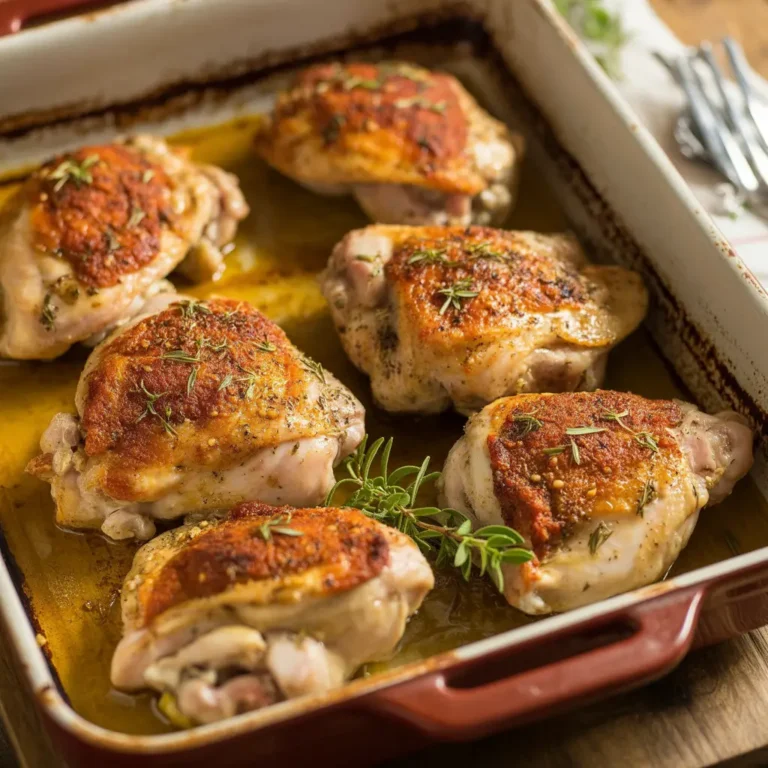 Baked Boneless Chicken Thighs