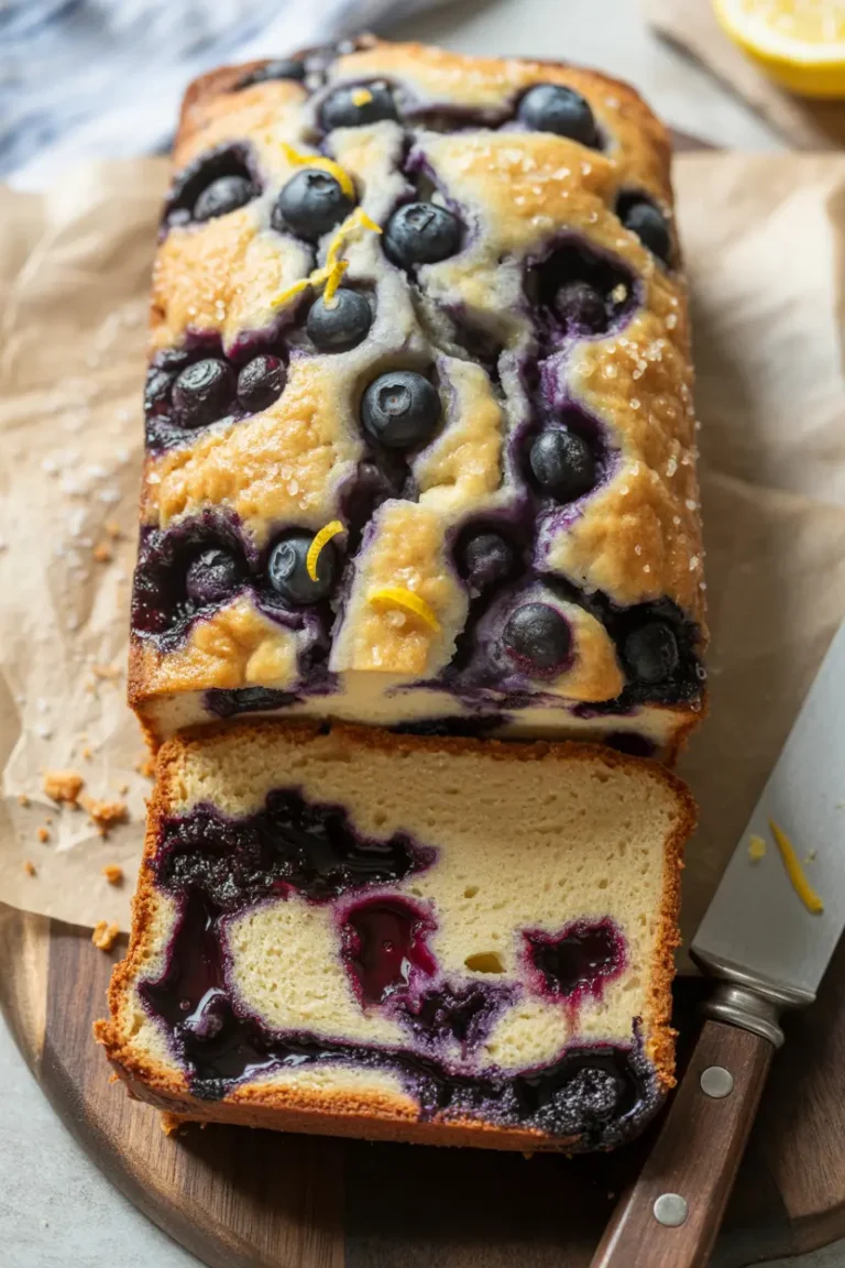 One-Bowl Lemon-Blueberry Quick Bread