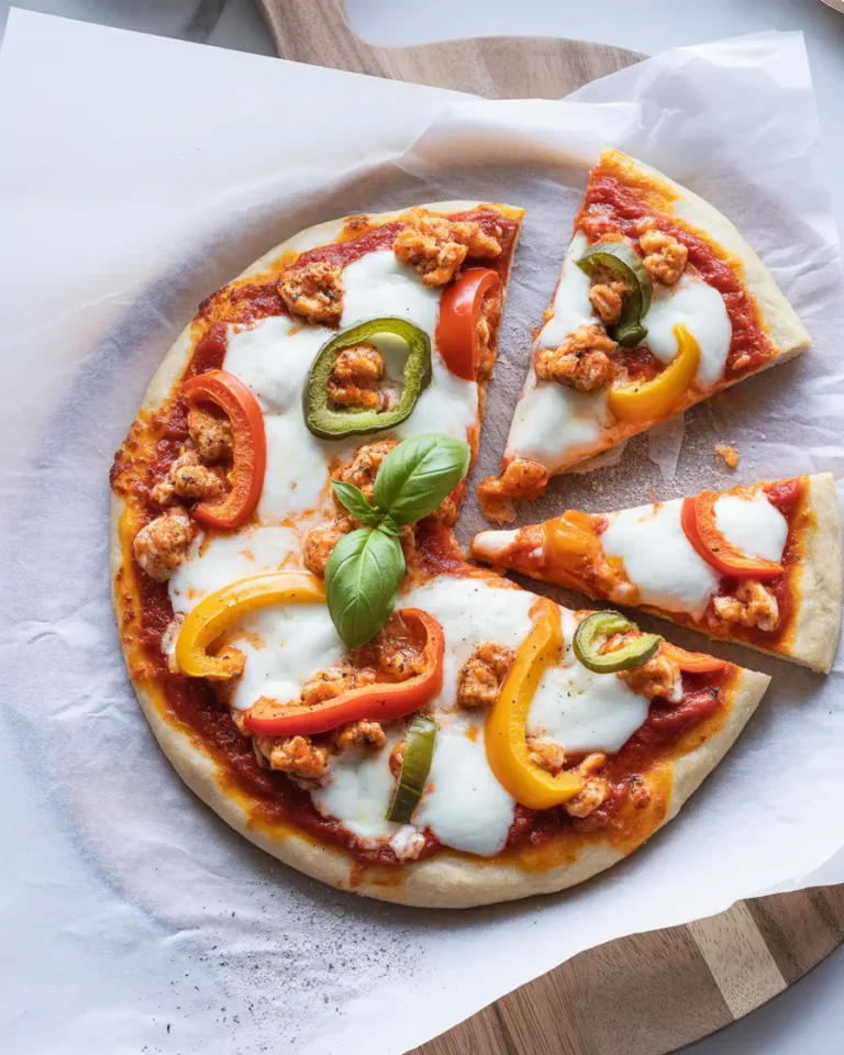 Ground Chicken Pizza Crust