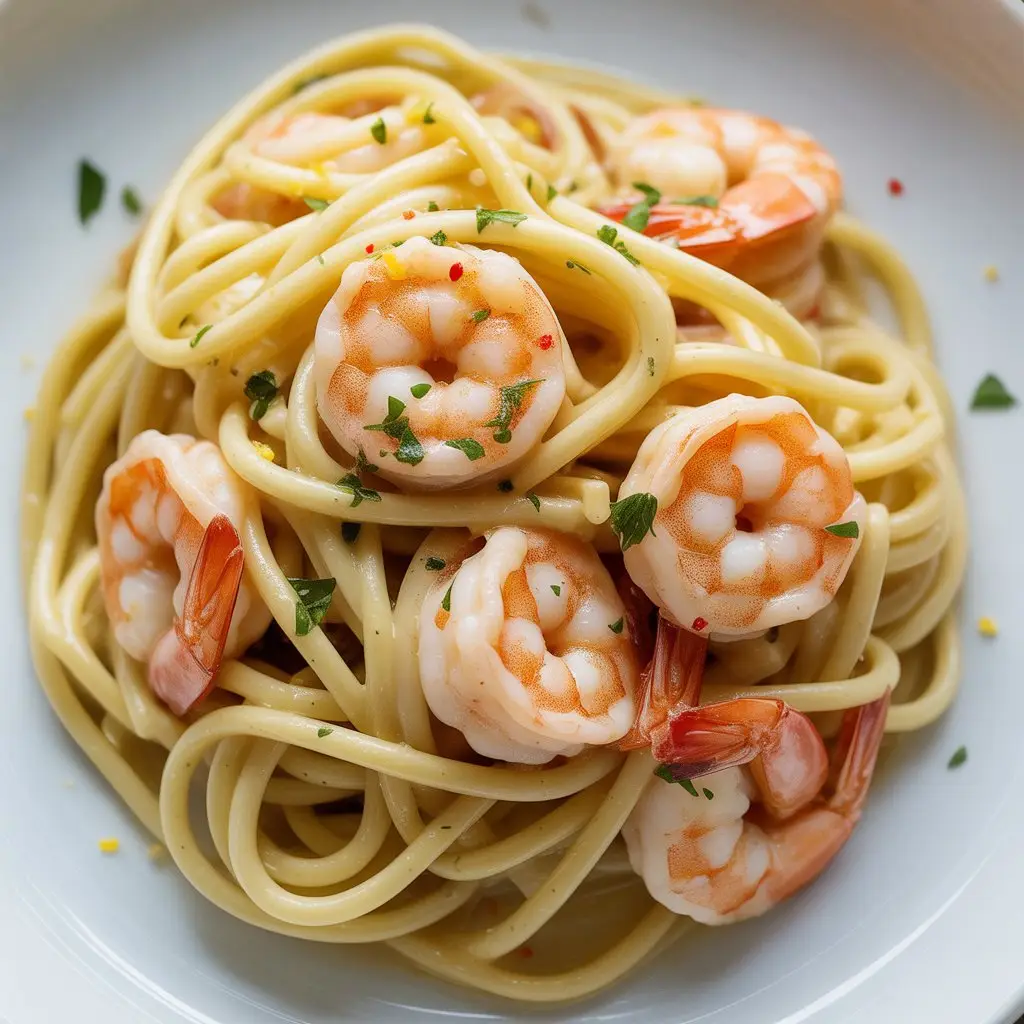 Garlic Butter Shrimp Pasta