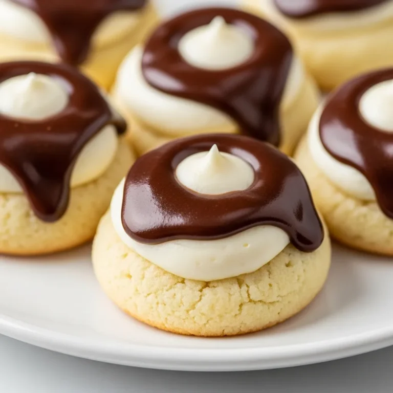 Boston Cream Pie Cookie Bites