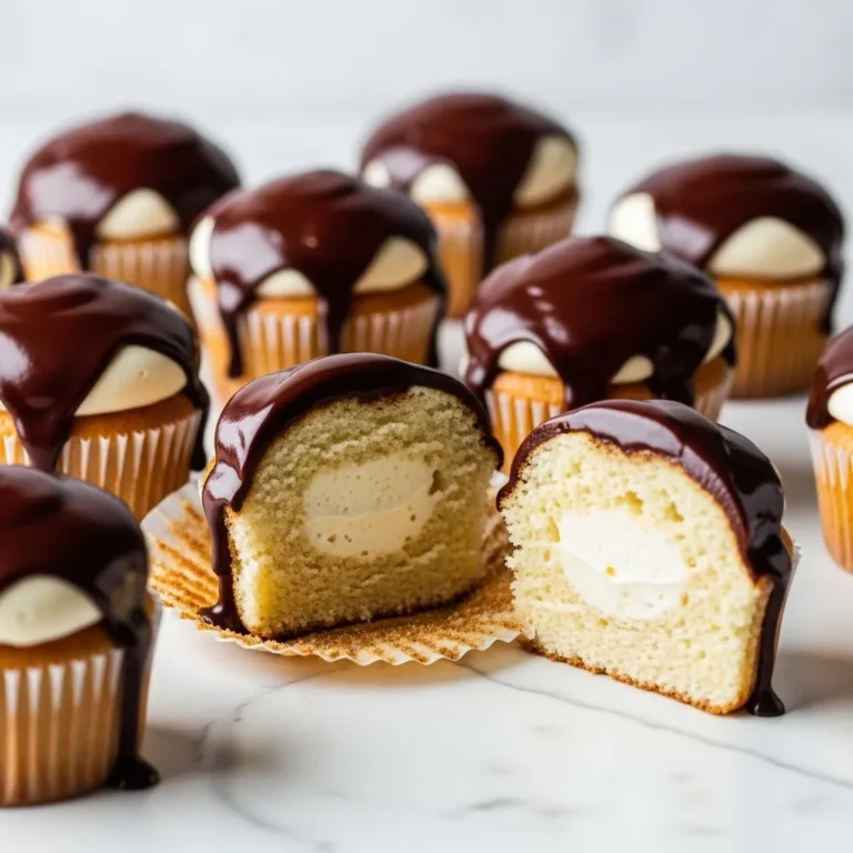 Boston Cream Cupcakes