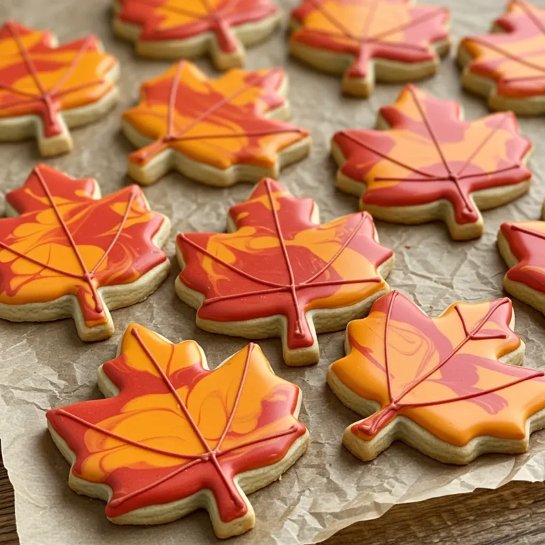 Easy Fall Leaf Cookies