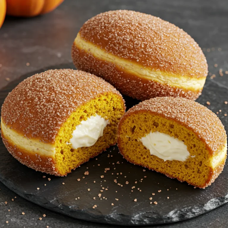 Pumpkin Spice Cheesecake Doughnuts